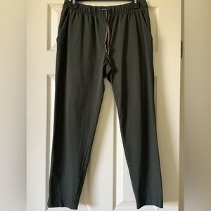 lululemon Pull On Jogger Pants Women Size 8 Olive Green Casual Outdoor